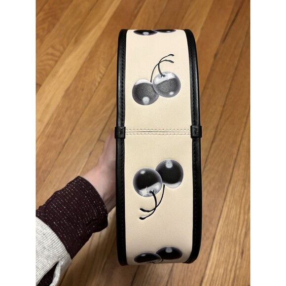 Coach Black Cherry Ergo bag coachtopia leather Card Holder Purse White CL754 - Picture 10 of 14